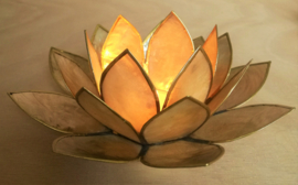 Lotus Capiz sfeerlicht rookkleur