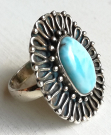 Edelsteen ring Larimar