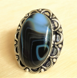 bague en Agate et Argent