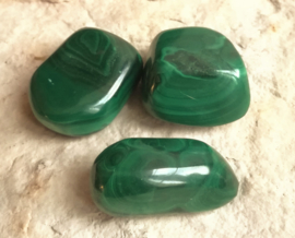 Pierres roulées malachite