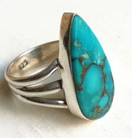 Bague en Argent et Turquoise