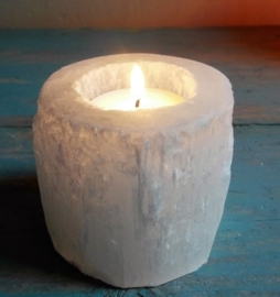 Porte-bougie Selenite