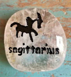 Signe Sagittarius en Cristal de roche
