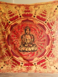 Grand Foulard Indien Buddha