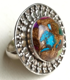 Bague en Argent et Turquoise