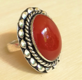 Bague en Cornaline et Argent