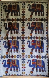 Grand Foulard éléphants