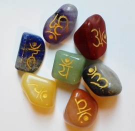 Chakra edelstenen set