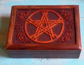Boîte à bijoux Pentagramme