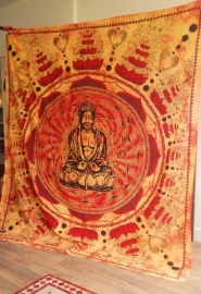 Grand Foulard Indien Buddha