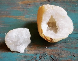 Bergkristal geode