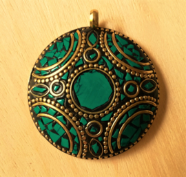 pendentif Tibétain Turquoise