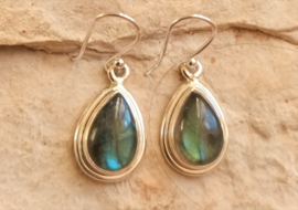 Boucles d'oreilles Labradorite