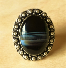 Bague en Agate et Argent