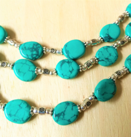 Collier tibétain Turquoise