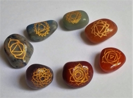 Chakra edelstenen- set