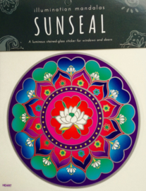 Raamsticker Lotushart Mandala