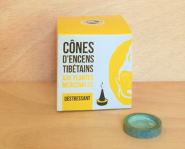 Tibetaanse wierook cones anti stress