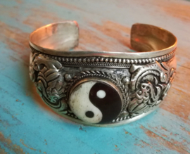 Tibetaanse armband 'Yin Yang'