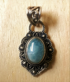 Pendentif argent et Pierre de Lune