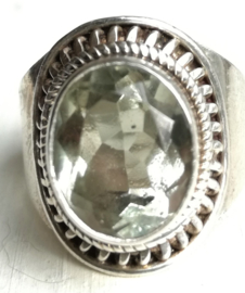 Bague en Améthyste verte