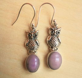 Boucles d'oreilles Chouette