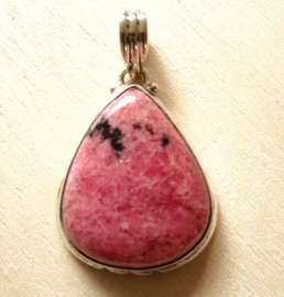 Pendentif Rhodonite