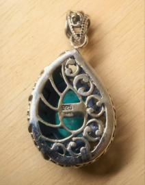 Pendentif Turquoise et argent