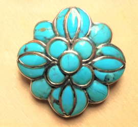 Pendentif en argent avec Turquoise