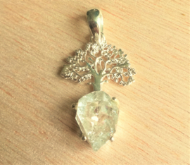 Pendentif Arbre de vie, diamant Herkimer