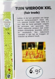 Tuinwierook XXL fair trade