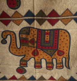 Grand Foulard Eléphants