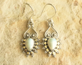 Boucles d`oreilles argent et Perle