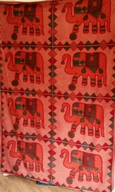 Grand foulard éléphant indien