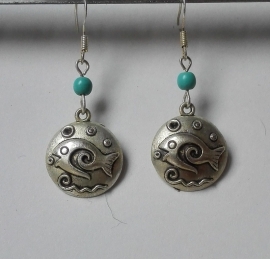 Boucles d'oreilles poisson