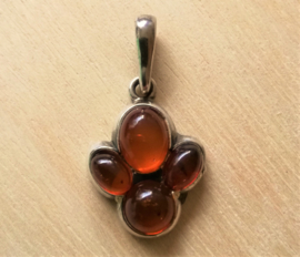 Pendentif Ambre et argent