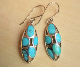 Boucles d'oreilles Turquoise