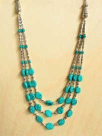 Collier tibétain Turquoise