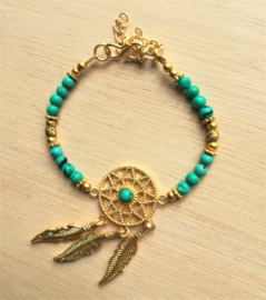 Armband dromenvanger turquoise