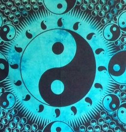 Indiase Grand Foulard Yin Yang