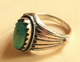 Zilveren ring Turkoois