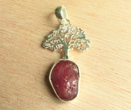 Pendentif Arbre de vie avec rubis