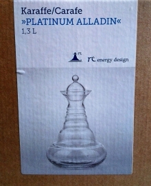 Vitaalwaterkaraf Alladin - platina