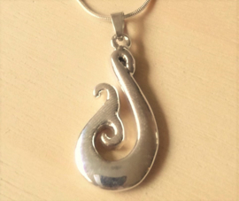 Pendentif Maori Matau argent