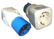 Adapter CEE stekker/ wandcont.doos RA