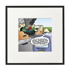 Kunstdruk 'Aanslag'
