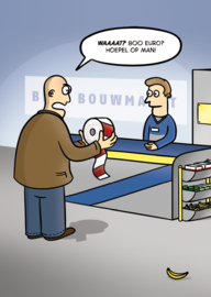 Ansichtkaart  Afzetlint