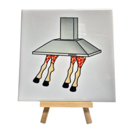 Tegeltje Girafzuigkap