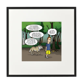 Kunstdruk 'Weerwolf'