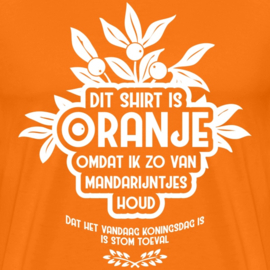 Oranje shirt